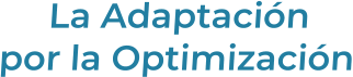 La Adaptaciónpor la Optimización