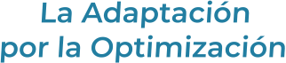 La Adaptaciónpor la Optimización